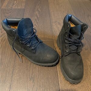 Timberland Black Nubuck Boots